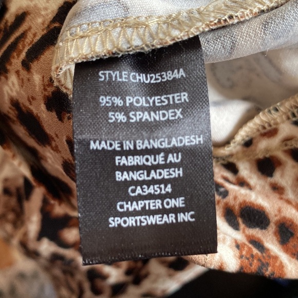 Leopard Print Women's Pants - Picture 6 of 6